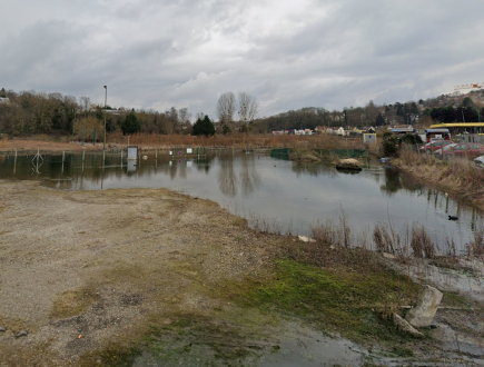Stade des Aulnes sous l'eau