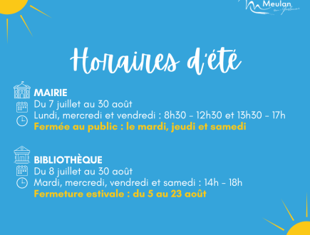 Horaires d'été