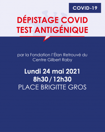 Dépistage COVID 2021