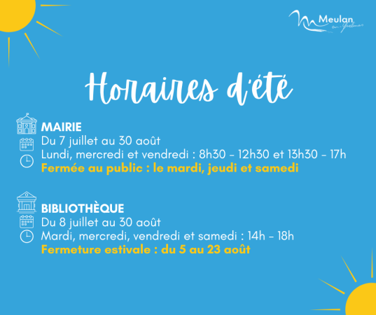 Horaires d'été